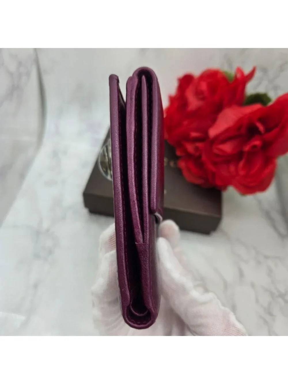 Gucci Fold Wallet Purple Interlocking G